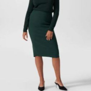 NWT Universal Standard Lynn Luxe Green Skirt